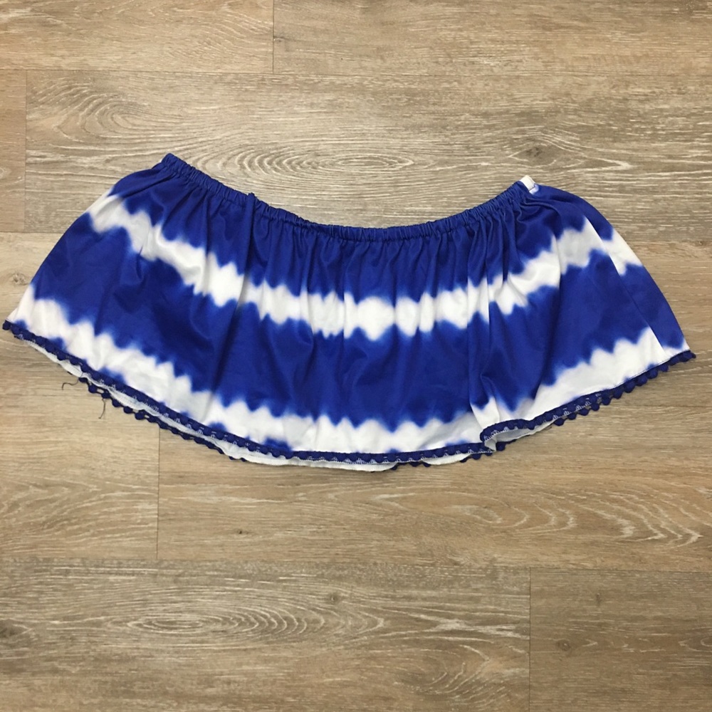 Tie dye tube top crop top